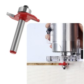 YINETTECH T Slot Router Bit High-Speed Steel Slot Cutter Bit Woodworking Cutting Tool Accessories for Electric Routers Engraving Machines CNCs Trimming Machines