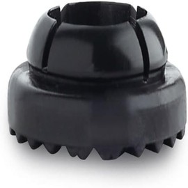 1" Specialty Wrought Iron Chair Cup Glide, Protect Your Outdoor Furniture, Furniture Sliders, Floor Protector, Pack of 16, Black