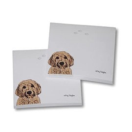 Labradoodle Sticky Notes Post Notes to Do Notepad Blonde - 100 Sheets