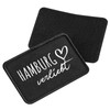 Huuraa Patch Hamburg verliebt Geschenk Black für Mütze Hamburg Präsent