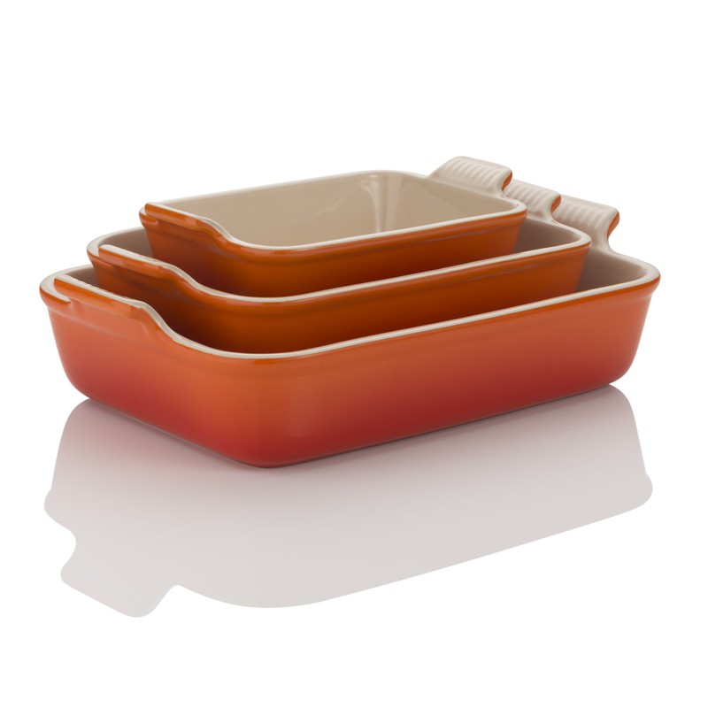 Le Creuset Stoneware Heritage Rectangular Dish, 4 qt. (12" x