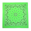 CTM Unisex Cotton Neon Paisley Bandanas, Hot Pink