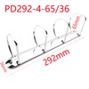 Julyun 2Pcs Metal A4 Size 4-Ring Binder Mechanism Replacement Kit,4