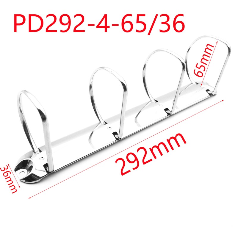 Julyun 2Pcs Metal A4 Size 4-Ring Binder Mechanism Replacement Kit,4