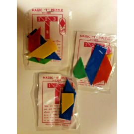 DVS Vintage 3 Magic T Puzzle Gumball Vending Machine Toy New Old Stock SKU 16