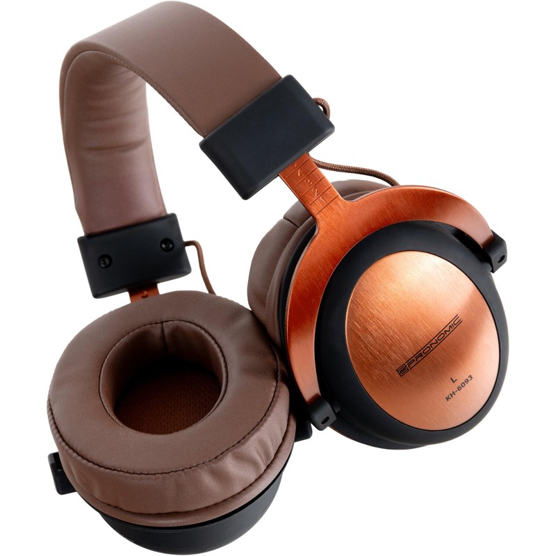 Pronomic KH-6093 KU Studio Headphones - Excellent Sound Isolation Outward