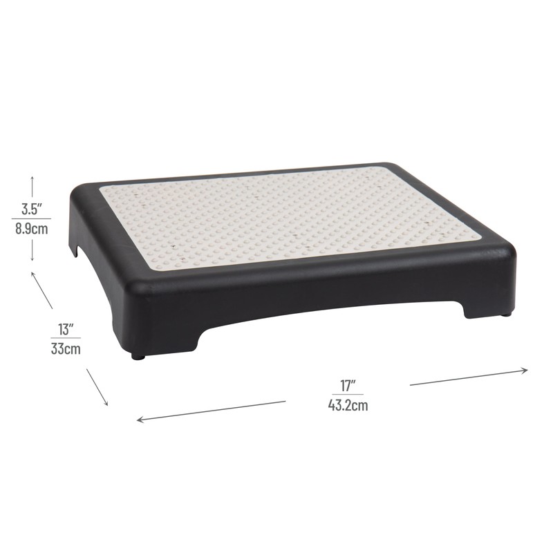 Mind Reader Platform Booster Step, Step Stool for Seniors, Indoor