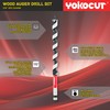 YOKOCUT 1-1/2" x 12" Auger Drill Bit for Wood, Hex