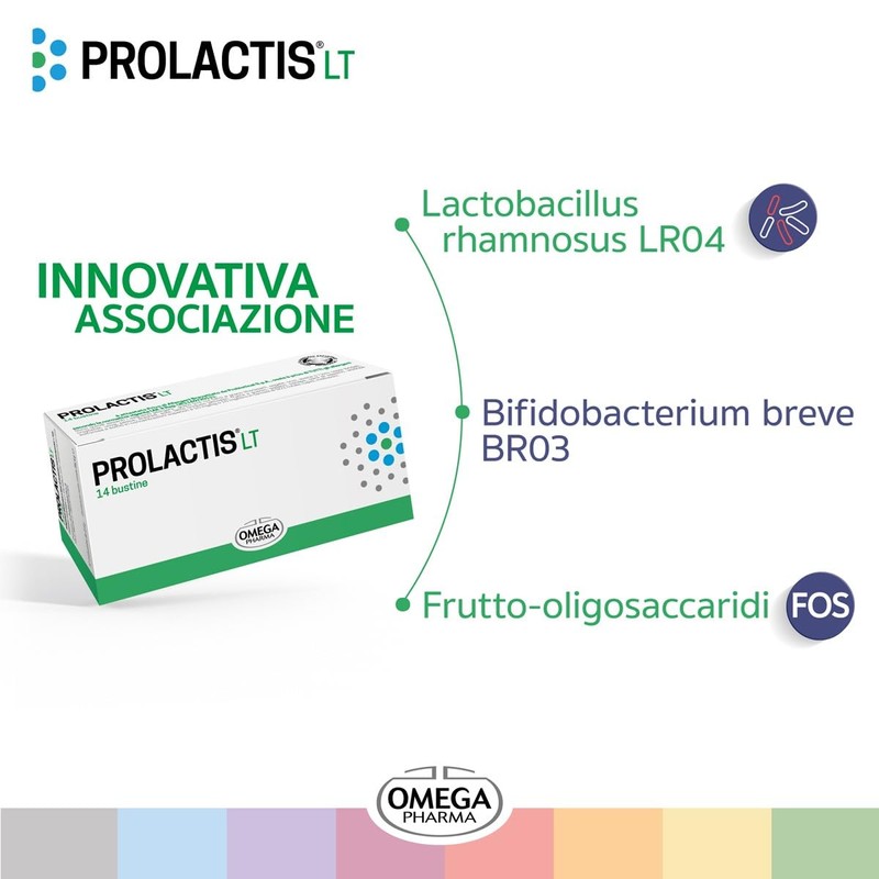 Omega Pharma - Prolactis LT, Integratore Alimentare con Probiotici Vivi