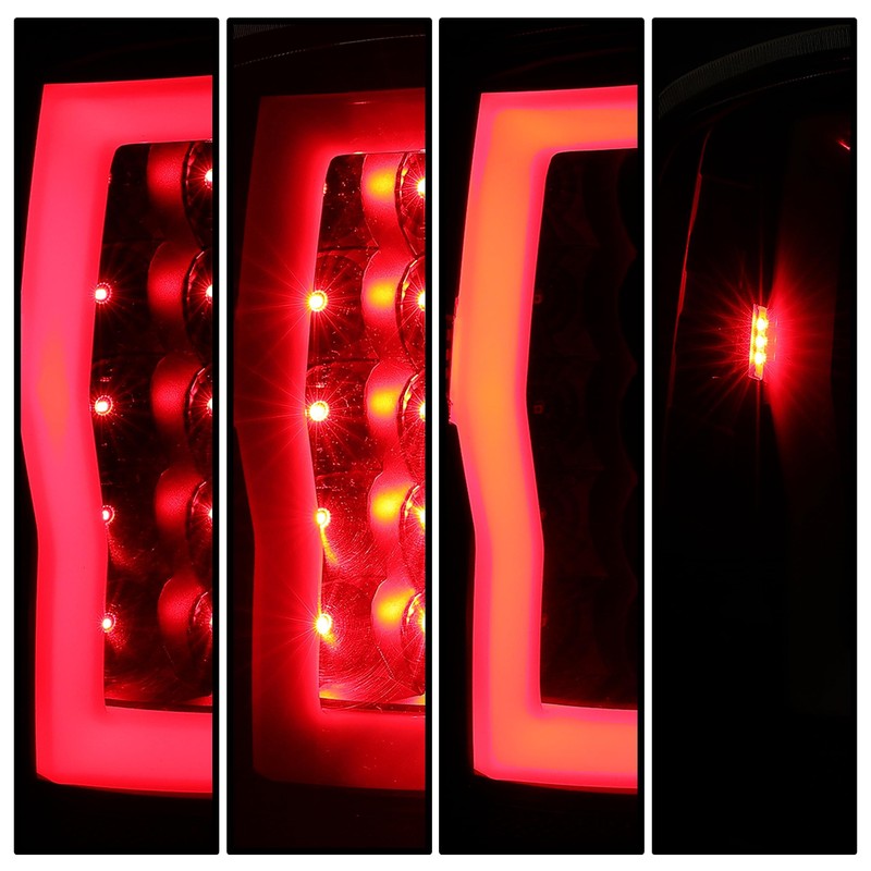 HECASA Tail Lights Assembly Compatible with 2007-2014 GMC Sierra 1500