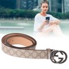 Men Belt Double G Pattern Stylish Adjustable Soft Rugged Men