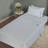 RUVANTI Flannel Sheets Twin Size 4 Pcs - 100% Cotton