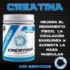 Creatina Monohidratada Power On 100 Servs 500g Sin Sabor