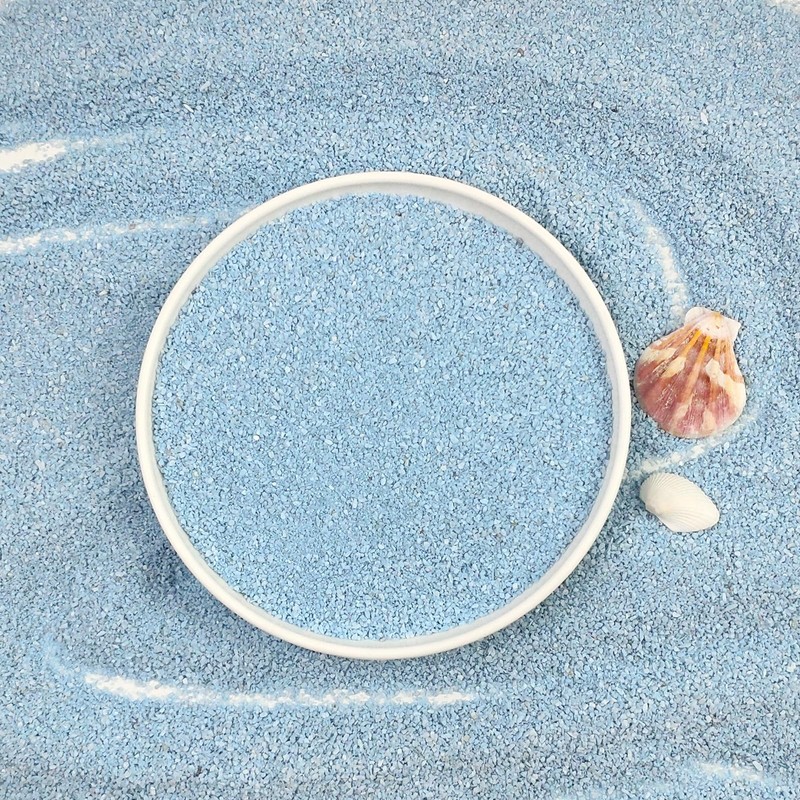 FANTIAN 5 lbs Blue Sand, 0.4-0.8 mm Decorative Sand for