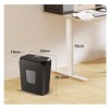 Bonsaii Paper Shredder 6-Sheet Cross Cut Credit Card Shredder for