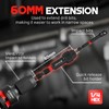 EZARC 4 Pcs Impact to 1/4 Hex Converter, 1/2 3/8