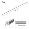 sourcing map 4Pcs M4 x 250mm Fully Threaded Rod 304