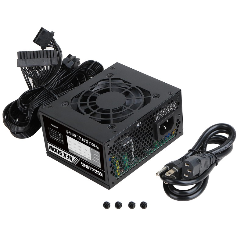 SFX 500W Power Supply, ESGAMING Mini ITX Micro ATX Solution