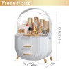 NestOrganix Makeup Organizer Skincare Organizers - Cosmetic Display Cases with