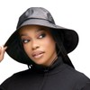 Satin-Lined, Waterproof Souwester Hat (Black)