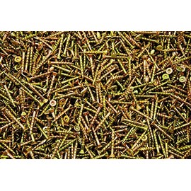 Lexar Industrial (1000) Torx T20 Star Flat Head 8 x 1-1/4 Yellow Zinc Type 17 Outdoor Wood Screw