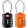 [Pack of 2] TSA Luggage Locks, Diyife 3-Digit Security Lock,