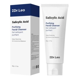 Dr.leo Salicylic Acid Limpiador Transparente 80g Todo Tipo De Piel Día/noche