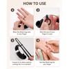 Meowoo Ring Sizer Uk Measurement Scales Kit Tools for Measuring