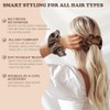 Coleteros de Satén, GeeRic 5 Satin Hair Scrunchies para Mujer