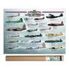 EuroGraphics Allied Air Command WWII Bomber Poster, 36 x 24