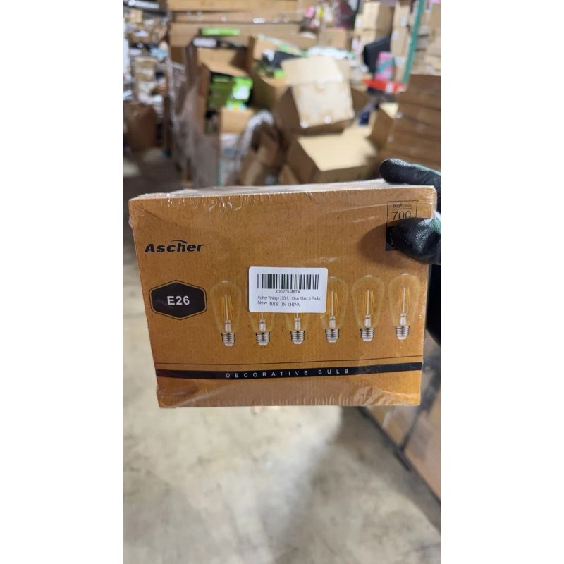 Ascher 8TXVintage LED Edison Bulbs 6W, Equivalent 60W Incandescent, Non-Dimmable……