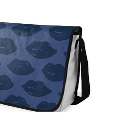 Le Jardin du Lin Digital Printed Messenger School Bags with Black Strap for Girls and Boys, Back to School, Messenger Bags for Students, Shoulder Bags, Size: 29 x 36 cm