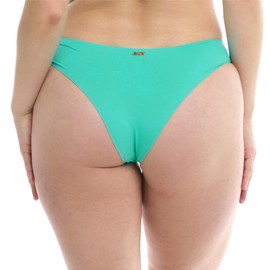 Eidon Luna - Traje de baño de Bikini de Talle Medio para Mujer con Bordes con Acabado overlock, Exuma, S