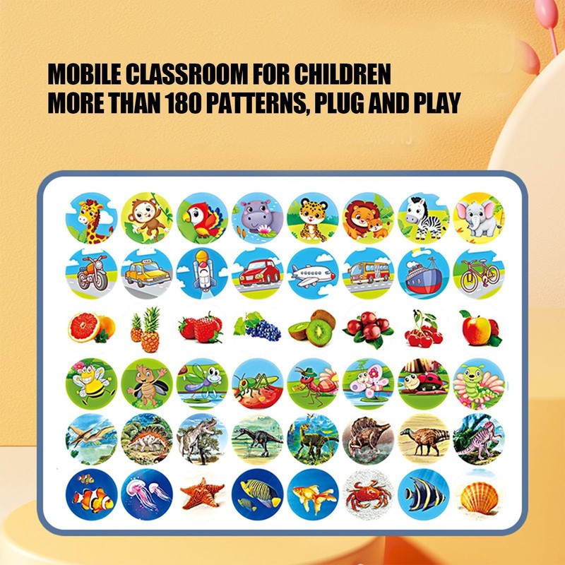 Kids Flashlight Projector Torch, Smooth Story Torches Projector Light, 24