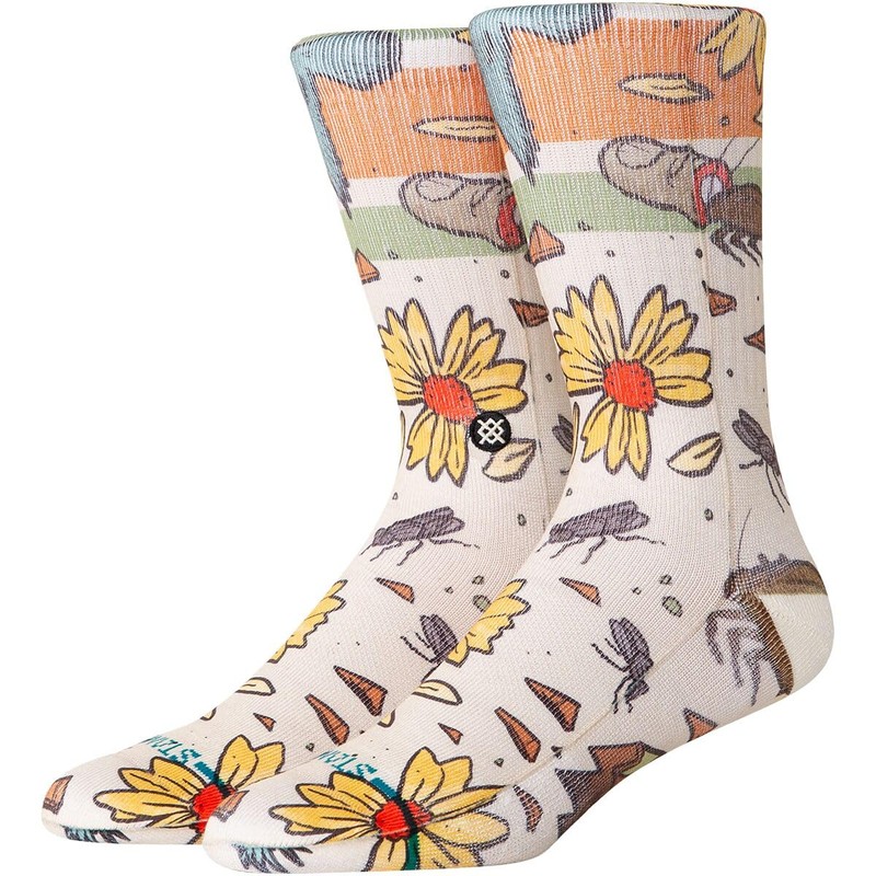 Stance Unisex Trashed Off-White Large