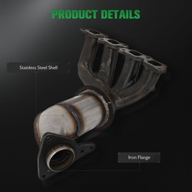 SCITOO 674-999 Front Catalytic Converter Fit For Chevy For Colorado 2007-2012,Fit For GMC For Canyon 2007-2012,Fit For Isuzu For i-290 2007-2008,2.9L,EPA Compliant