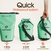 Earth Pak - Bolsa seca impermeable para kayak con funda