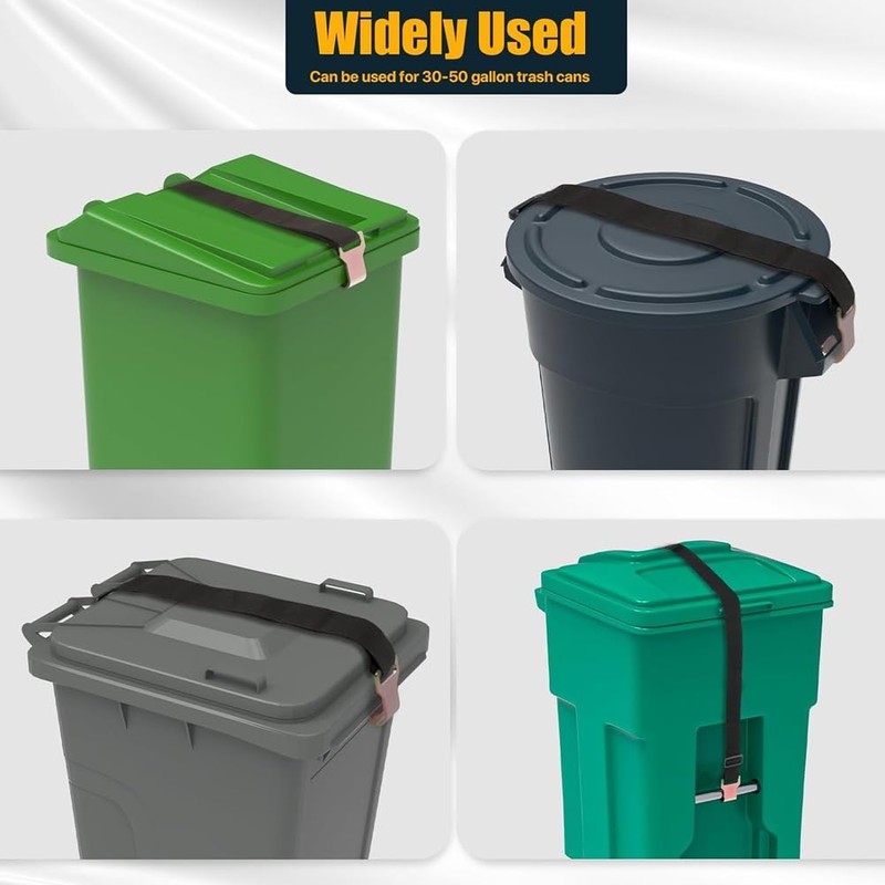 Trash Can Lock,Garbage Can Lock for Animal Fits 30-50 Gallon
