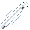 monti hardware | 5 Pack Polished Chrome 8.8 Inch Hole