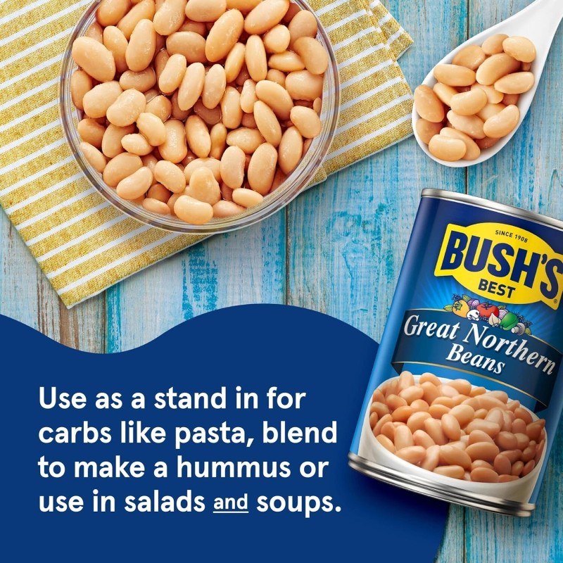 Bush's Best BUSHS BEST Canned Great Northern Beans (Pack of