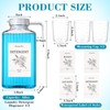Potchen 3 Pcs 68 oz Laundry Detergent Dispenser Fabric Softener