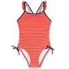 Sanetta Girls Swimming Costume, Melon Red