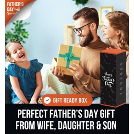 CRAFT911 Durable Tool Bag Organizers w/Detachable 6 Tool Pouches – Small Roll Up Bag | Compact & Lightweight Roll Up Tool Bag Organizer for Electrician, Mechanic, Hobbyist – Gifts for Dad – Green