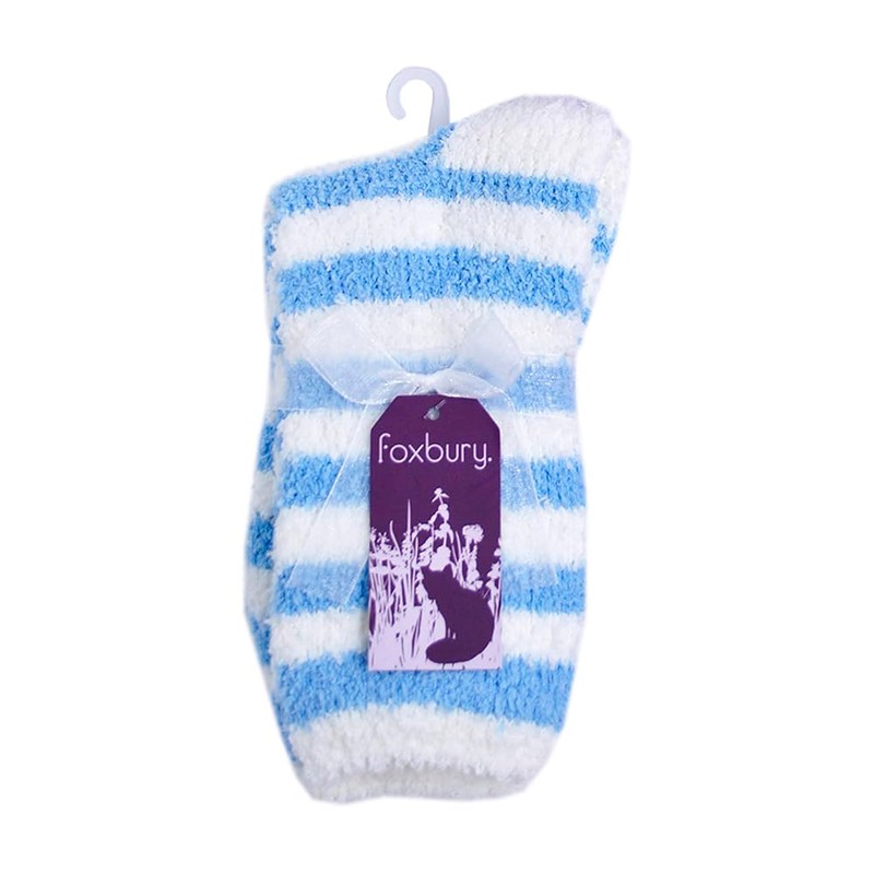 Thingimijigs 4 Pairs Ladies Striped & Spotty Patterned Soft Fluffy