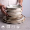 AmorArc Ceramic Cereal Bowls Set of 6, 24 oz Handmade