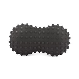 Peanut Massage Ball, Black, for Neck, Lower Back, Trigger Point and Fascia Massage Duo Ball (Nubbed)
