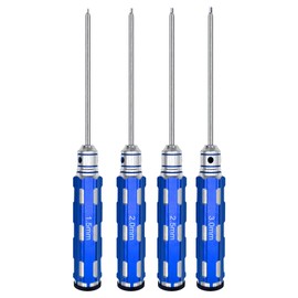 RC Tool Kit, Hex Allen Screwdriver Kit, RC Screwdriver Set 1.5mm 2.0mm 2.5mm 3.0mm Hex Driver Repair Tools for RC Car Boat Drone Helicopter (Blue)
