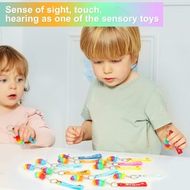 12 PCS Antennae Slug Toys, Articulated Stretch Caterpillar Toy, Anxiety Relief Fidget Slug Toy, Novelty Party Favors for Kids.