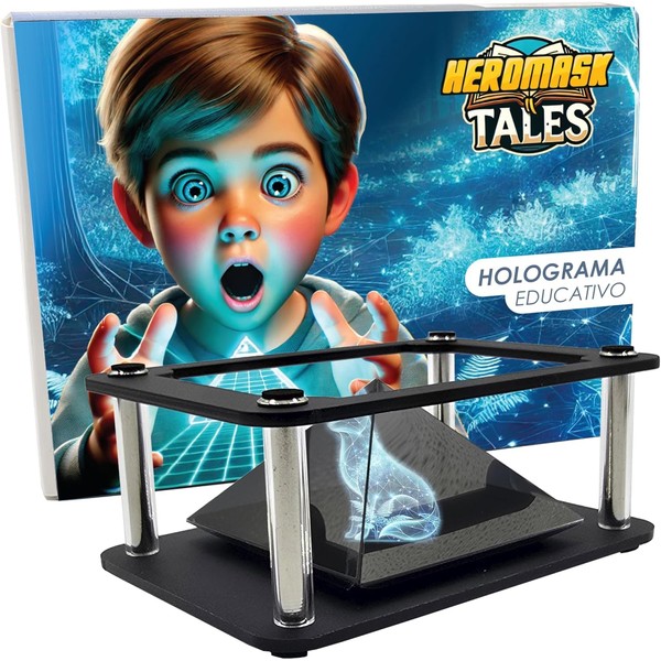 Heromask Tales Educational Storytelling 3D Hologram for Teaching Values and