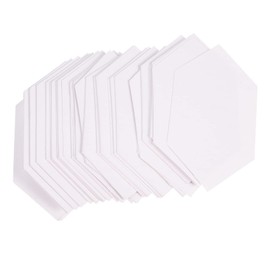 jojofuny 200Pcs Quilting Templates Paper Molds for Sewing Crafts DIY Quilting Piercing Accessory Smooth Surface Durable Paper Piecing Designs for Patchwork and Crafting Projects